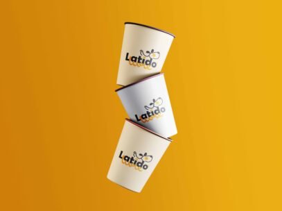 Kriativo Digital Floating Cups Mockup
